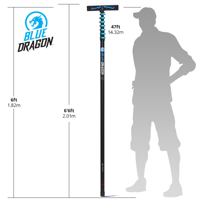 doc dragon fish poles Blue Dragon Carbon Fiber Waterfed Pole