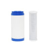 RO/DI Cartridge Kit - 10in x 4in Pre Filled DI & 10in x 2in Carbon Filter