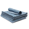 Heavy Duty Recycled Surgical Huck Towels Blue Grey 24in X 16in
