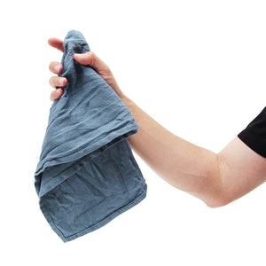 Heavy Duty Recycled Surgical Huck Towels Blue Grey 24in X 16in