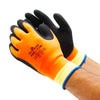 Showa Atlas 406 Insulated Foam Latex Orange Gloves