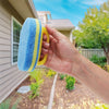 Scrubezz Glass Cleaning non scratch nylon sponge pad with handle