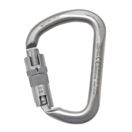 Kong XL ANSI Carbon Steel 3-Stage Autoblock Silver 50kN Carabiner
