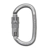 KONG Ovalone ANSI Carbon Steel Oval 3 Stage Autoblock Silver 40kN Carabiner