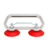 Suction Cup Lifter Red Silicone Double With Metal Handle