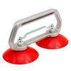 Suction Cup Lifter Red Silicone Double With Metal Handle