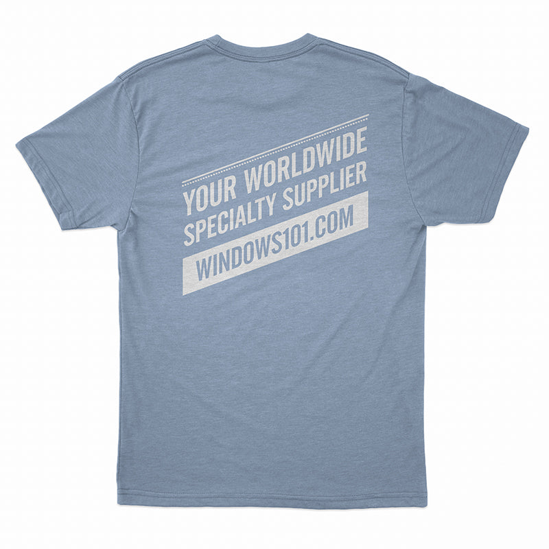 Windows 101 T-Shirt - Heather Blue