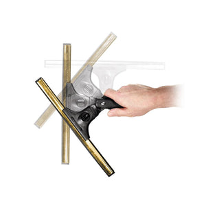 Ettore Contour Brass Squeegee Complete