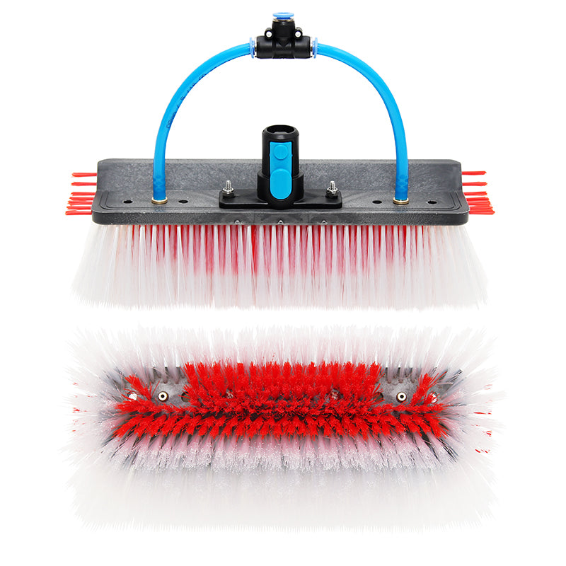 Track Cleaning Brush with Sprayer or Microfiber Dust Attachment