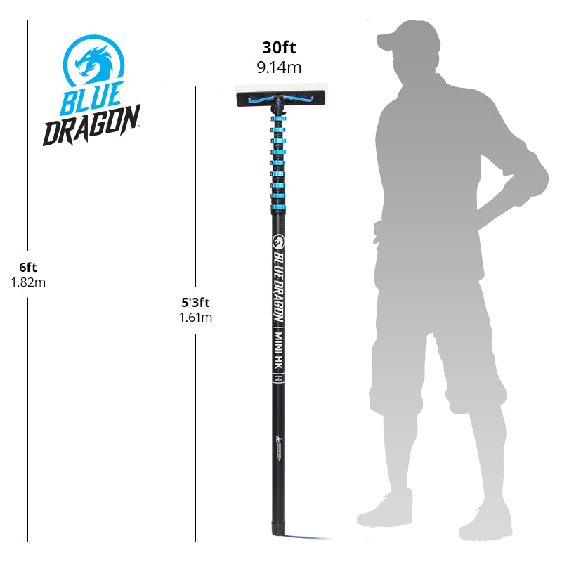 Blue Dragon Mini HK Water Fed Pole - Complete