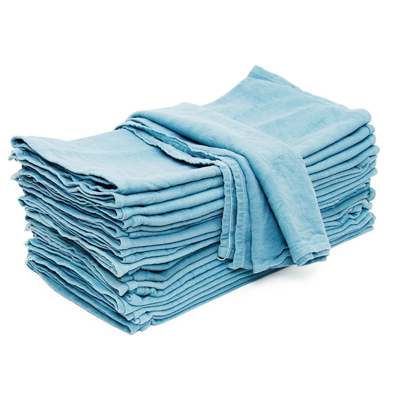 Blue Surgical Huck Towel 15 x 24 | For Glass Windows and Shop Rags