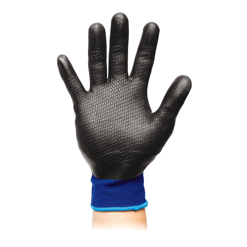 Showa Atlas 380 Ventulus Black/Blue Nitrile Dipped Glove