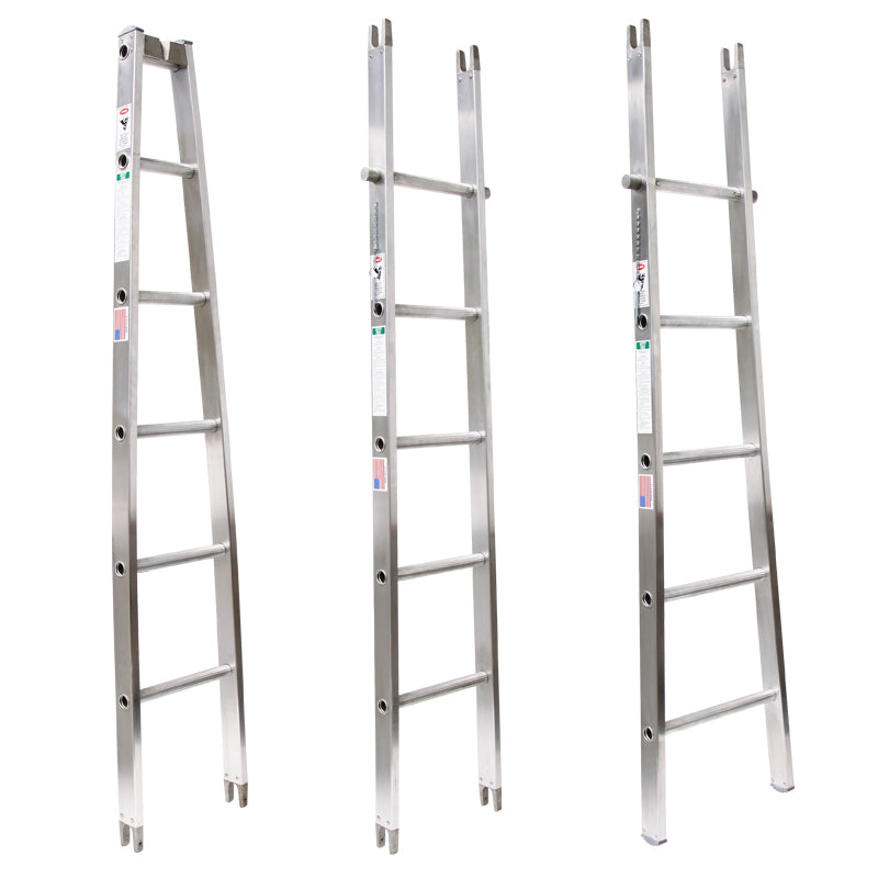 Metallic Aluminum Sectional Ladders