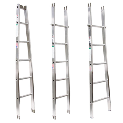 Metallic Aluminum Sectional Ladders