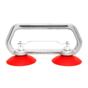 Suction Cup Lifter Red Silicone Double With Metal Handle