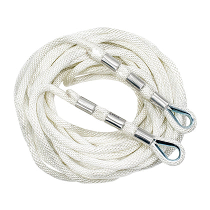 Sky Genie Rope 1/2in Braided Nylon Thimbled Eye Each End
