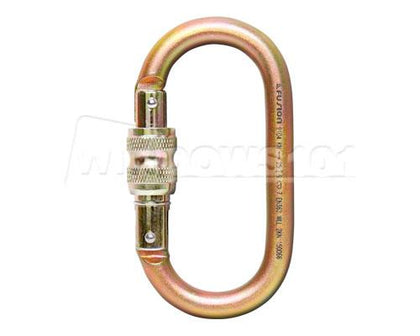 Fusion Ovatti Steel Oval Screw Gate 25kN Carabiner