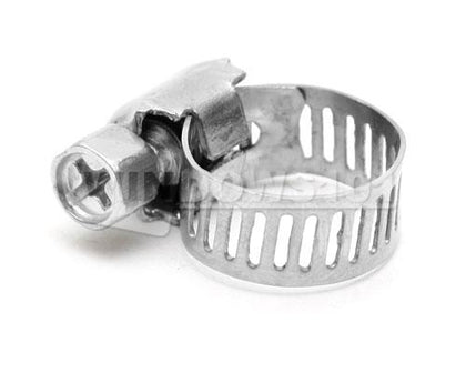 Hose Clamp Stainless 1/4in - 1/2in 6mm - 12mm