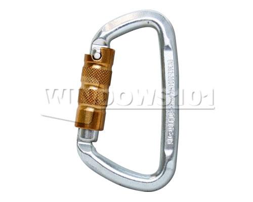 Liberty Mt Steel Modified D 3 Stage Autolock 50kN Carabiner