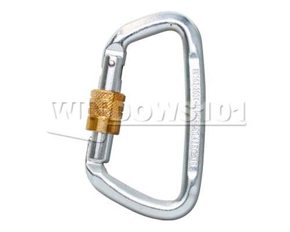 Liberty Mt Steel Modified D Screw Gate 50kN Carabiner